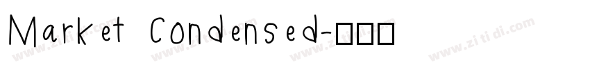 Market Condensed字体转换